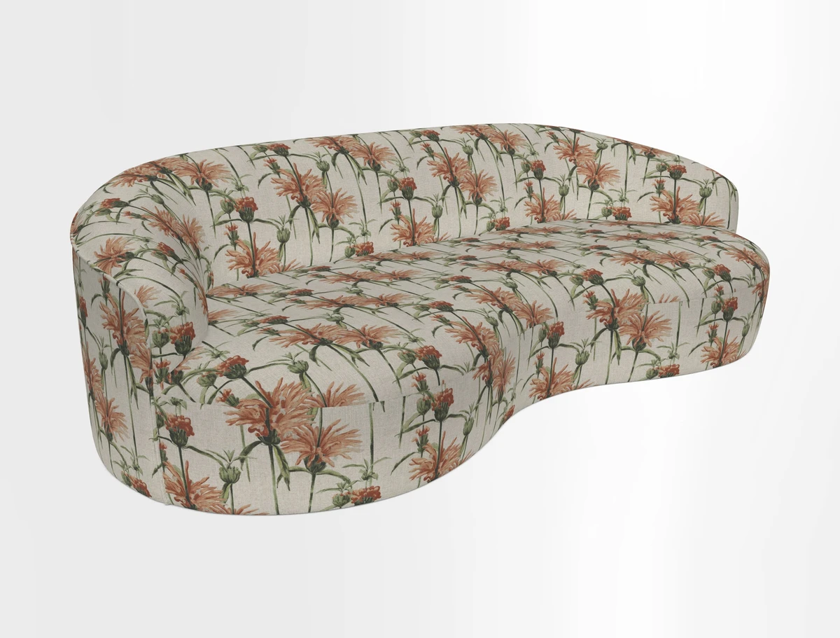 Arc large sofa in Harpers Bazaar Palm Canopy