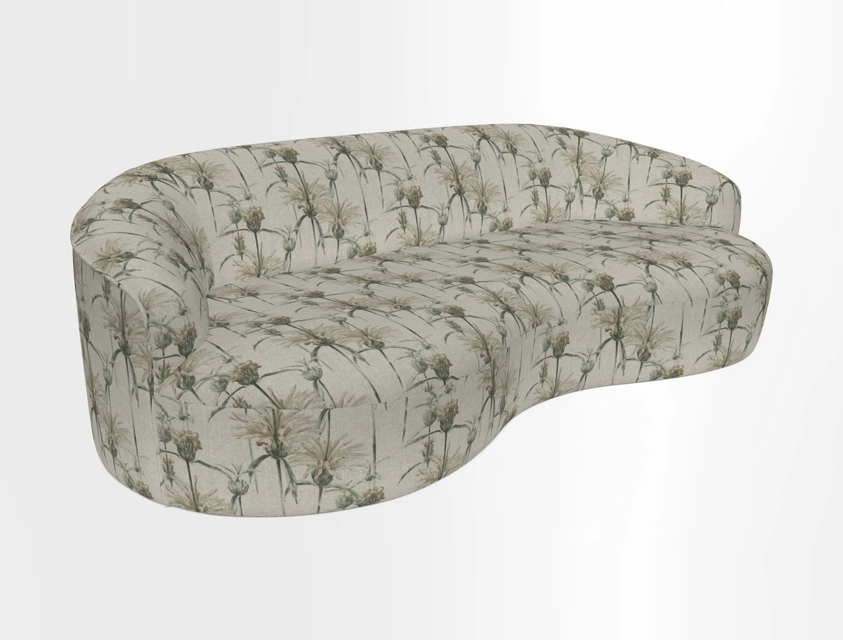 Arc large sofa in Harpers Bazaar Palm Canopy
