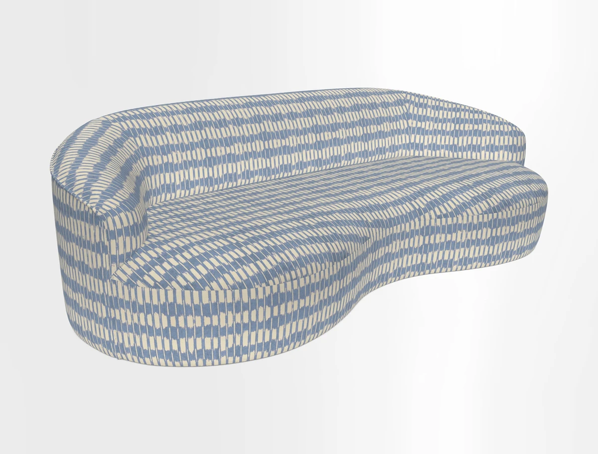 Arc large sofa in Harpers Bazaar Palm Canopy