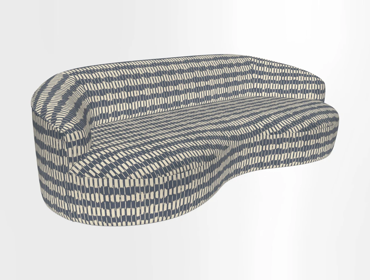 Arc large sofa in Harpers Bazaar Palm Canopy