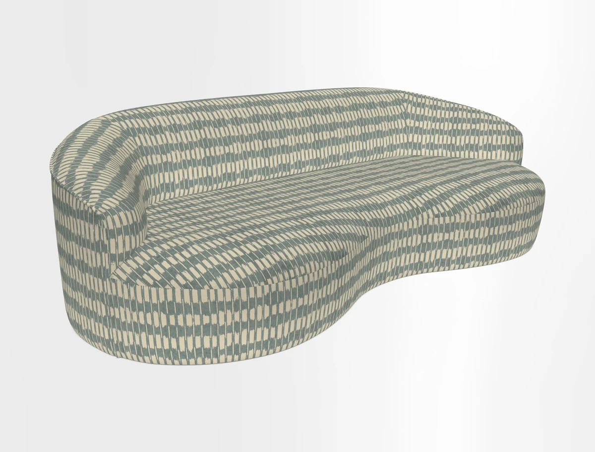 Arc large sofa in Harpers Bazaar Palm Canopy