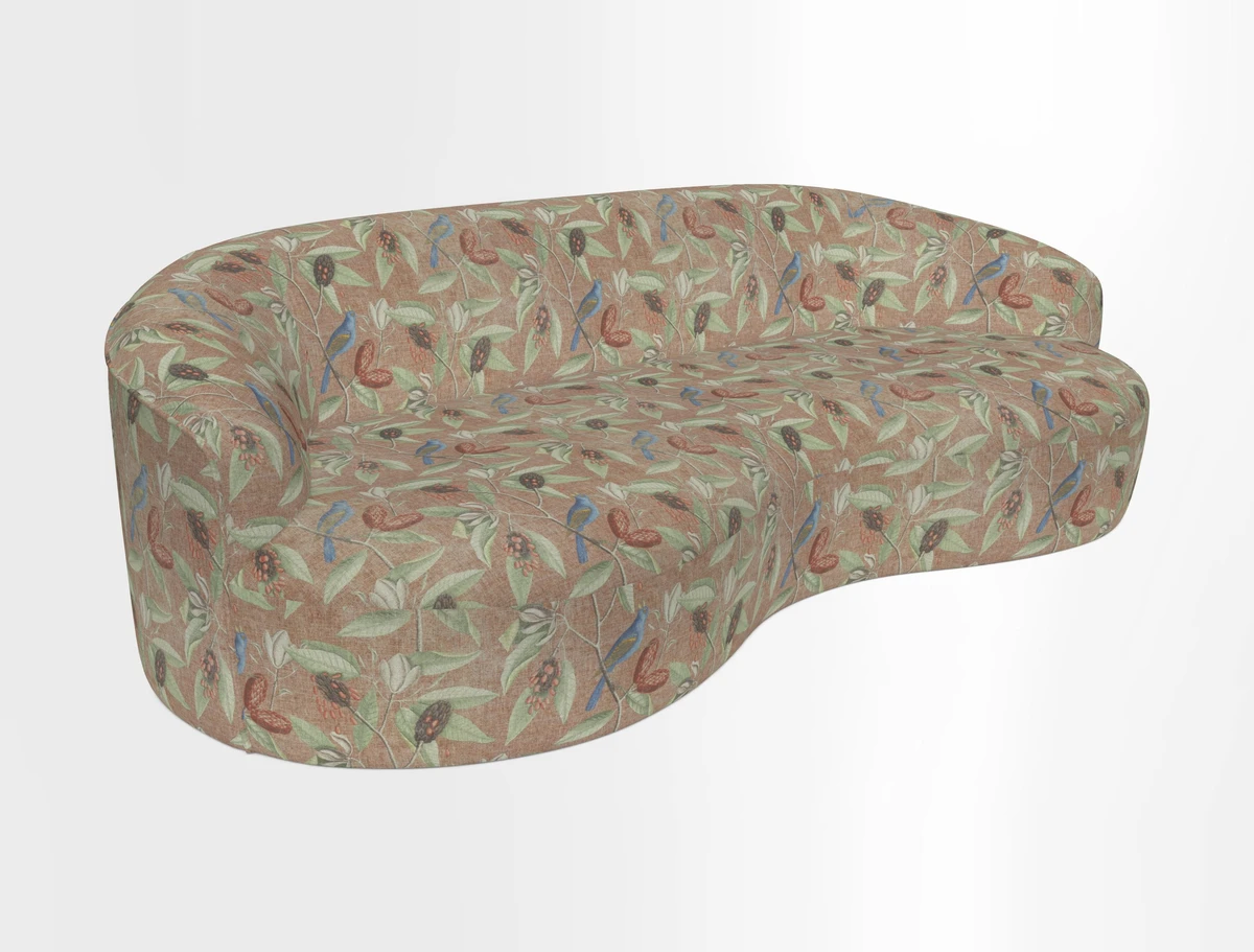 Arc large sofa in Harpers Bazaar Palm Canopy