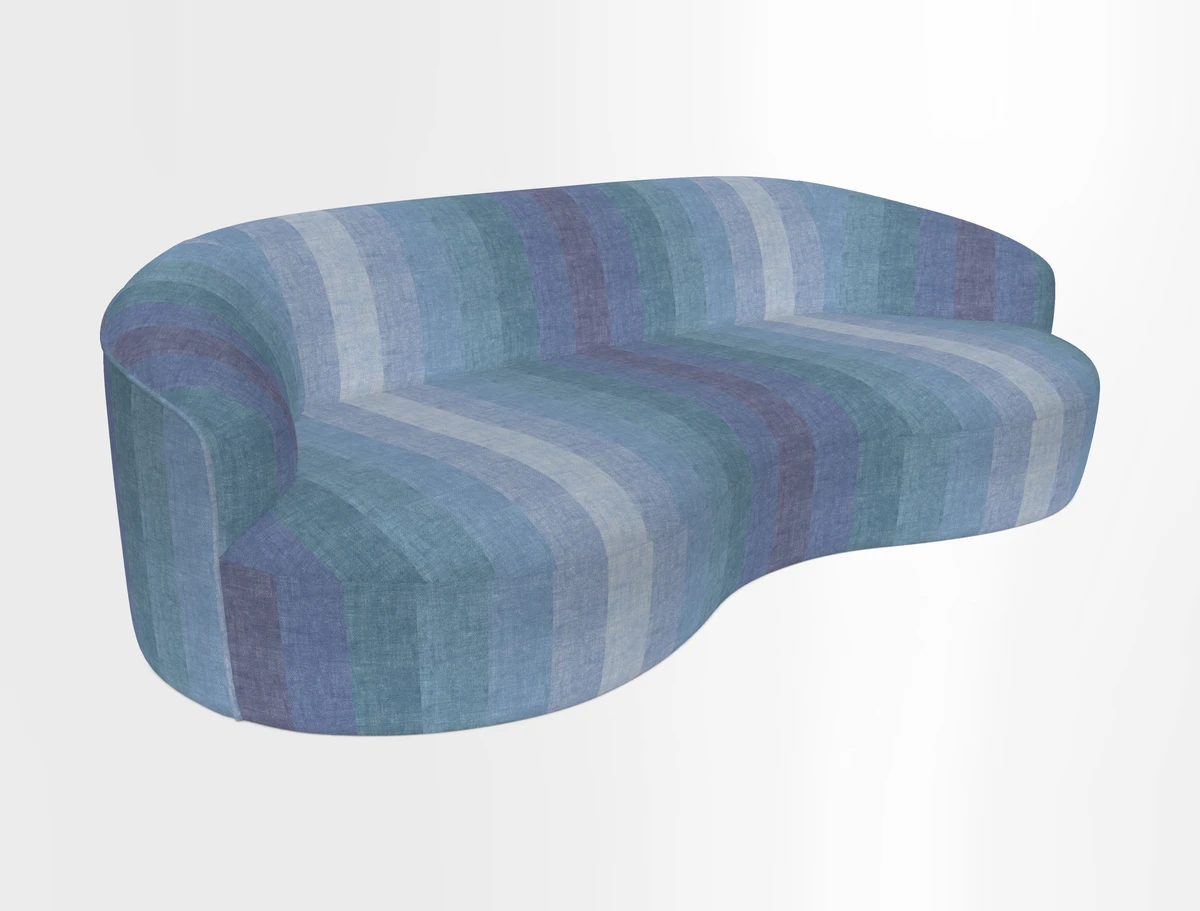Arc large sofa in Harpers Bazaar Palm Canopy
