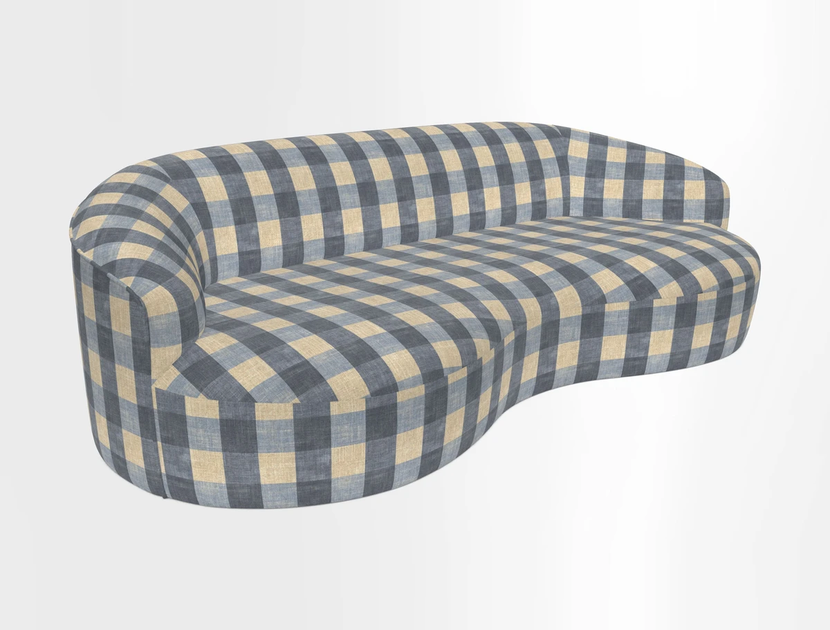 Arc large sofa in Harpers Bazaar Palm Canopy