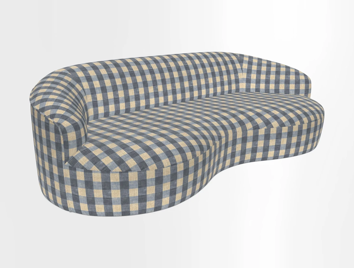 Arc large sofa in Harpers Bazaar Palm Canopy