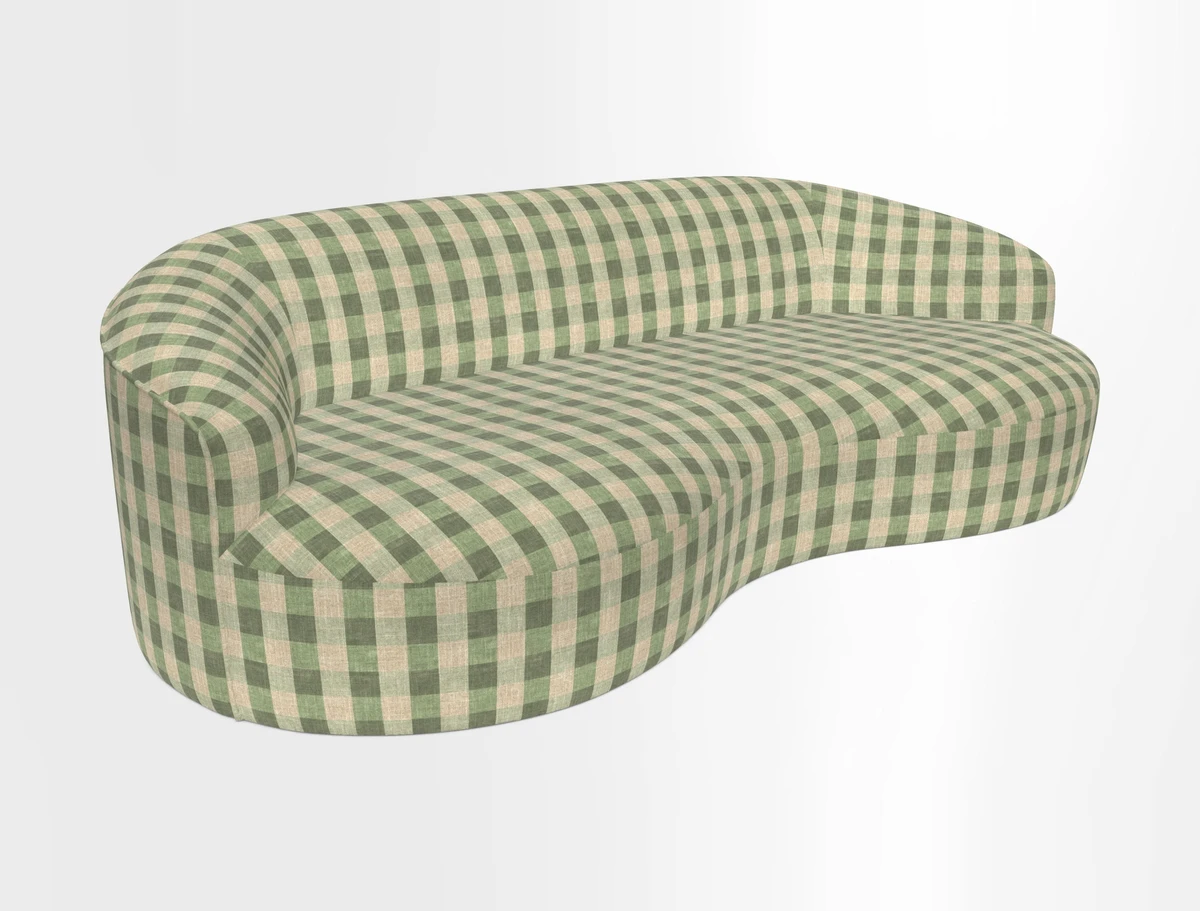 Arc large sofa in Harpers Bazaar Palm Canopy