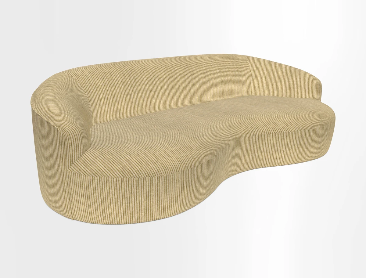 Arc large sofa in Harpers Bazaar Palm Canopy