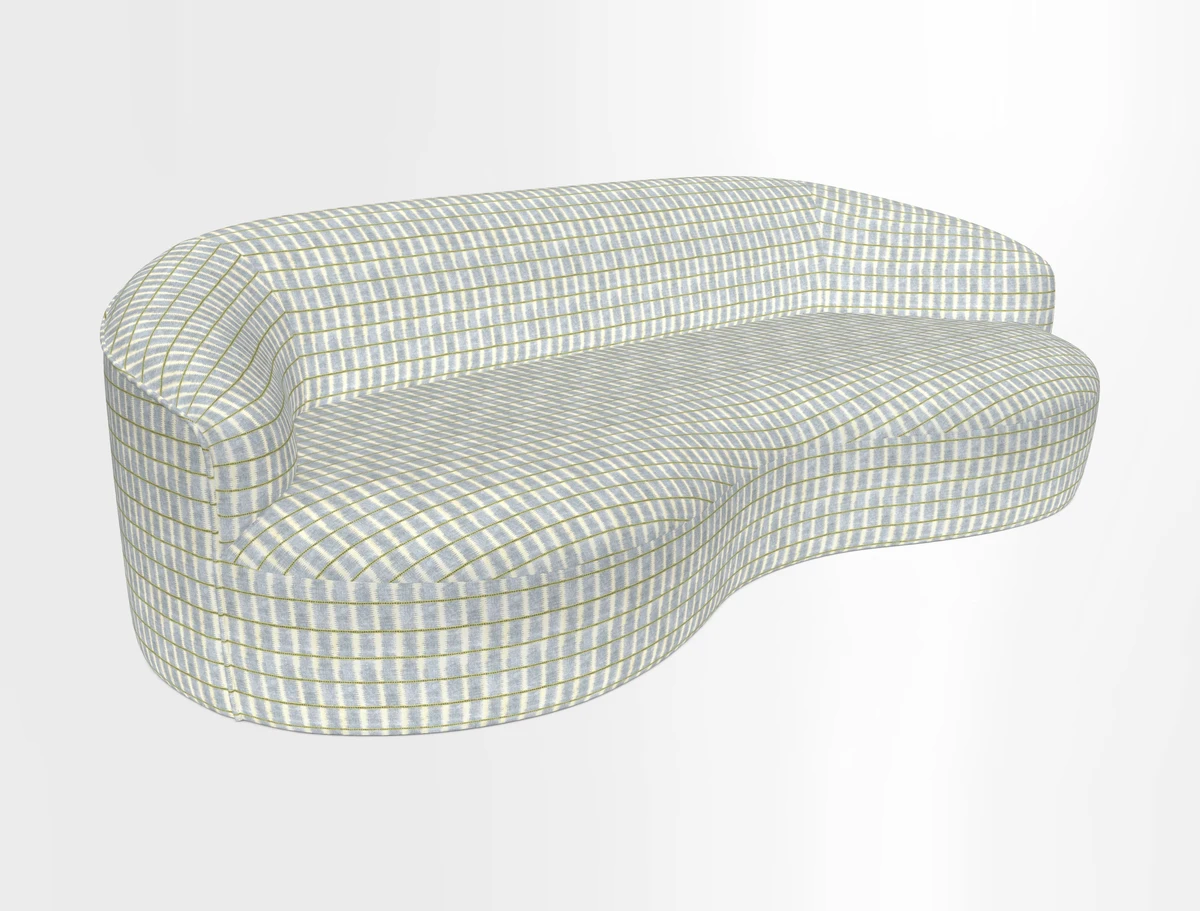 Arc large sofa in Harpers Bazaar Palm Canopy