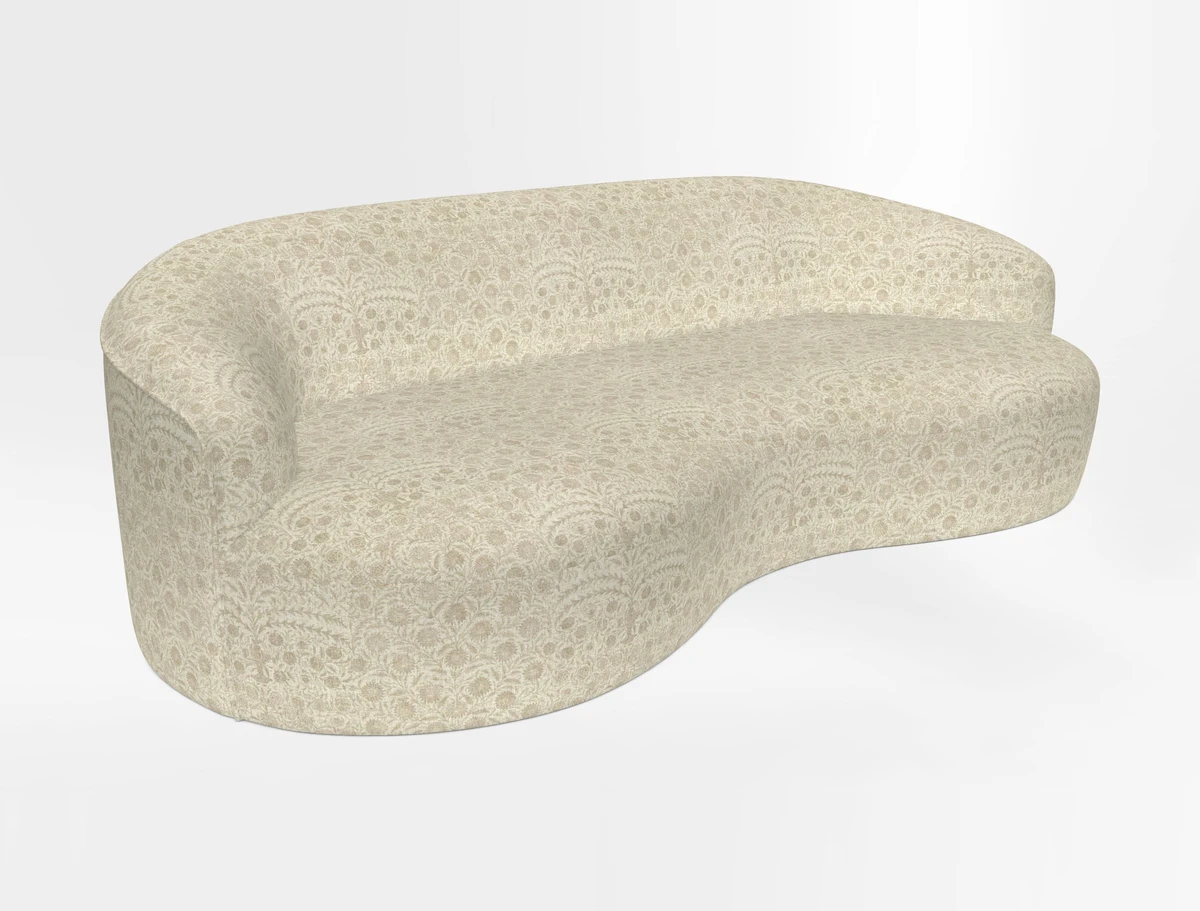 Arc large sofa in Harpers Bazaar Palm Canopy