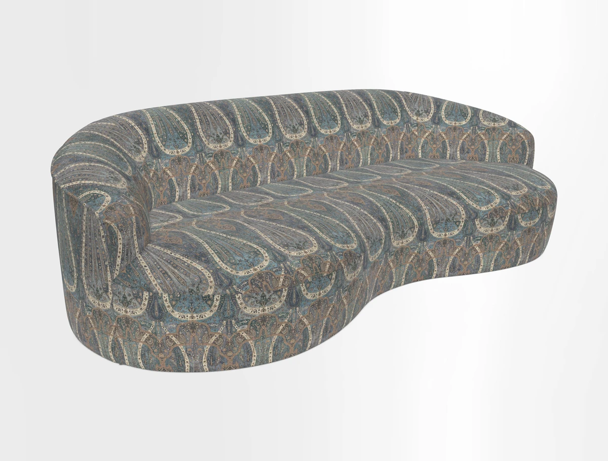 Arc large sofa in Harpers Bazaar Palm Canopy