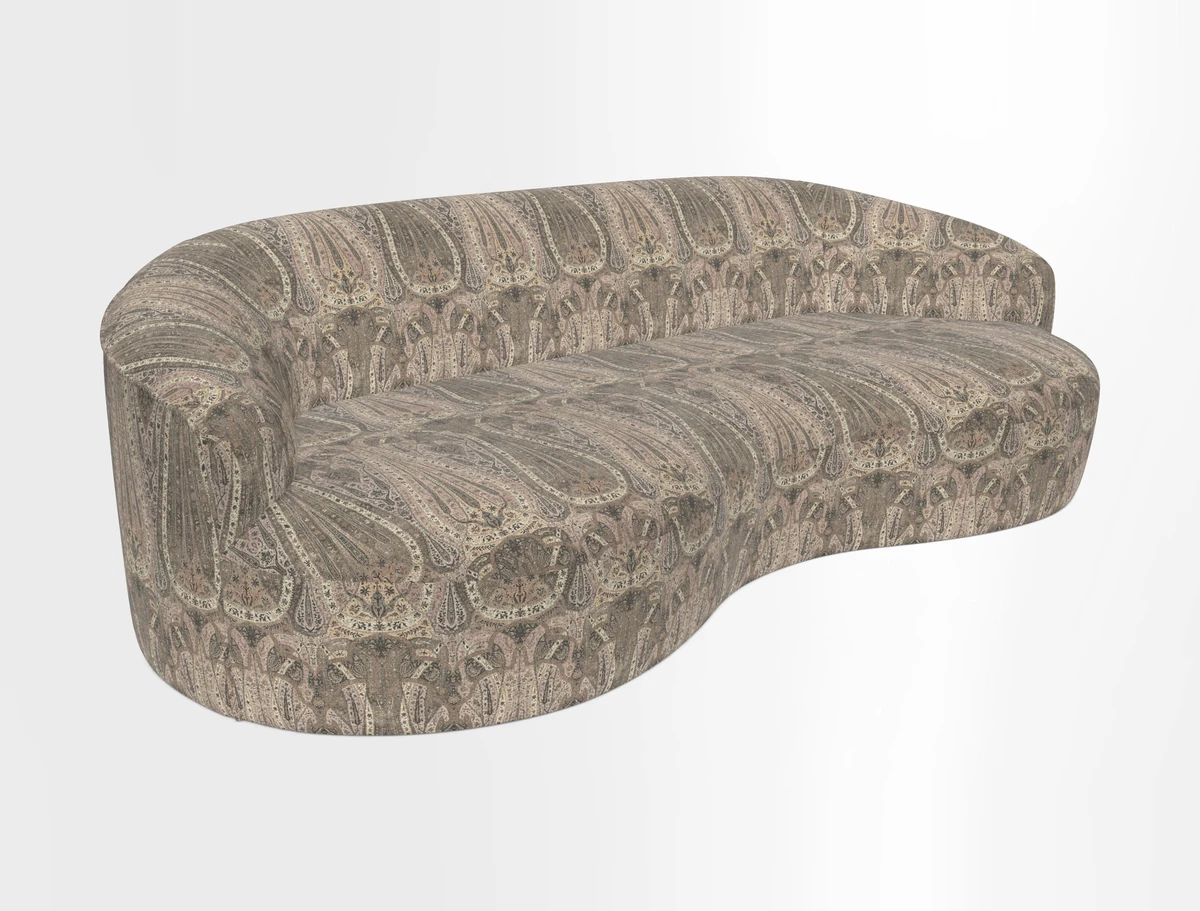 Arc large sofa in Harpers Bazaar Palm Canopy