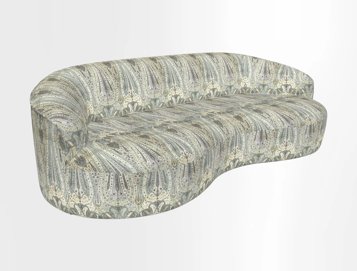 Arc large sofa in Harpers Bazaar Palm Canopy