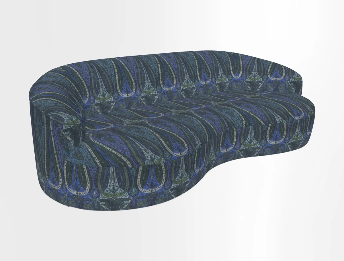 Arc large sofa in Harpers Bazaar Palm Canopy