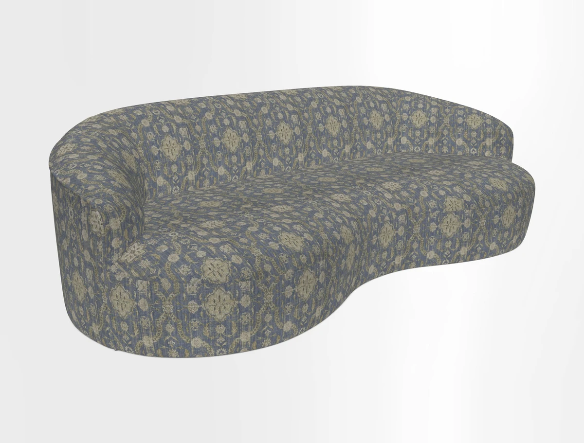 Arc large sofa in Harpers Bazaar Palm Canopy