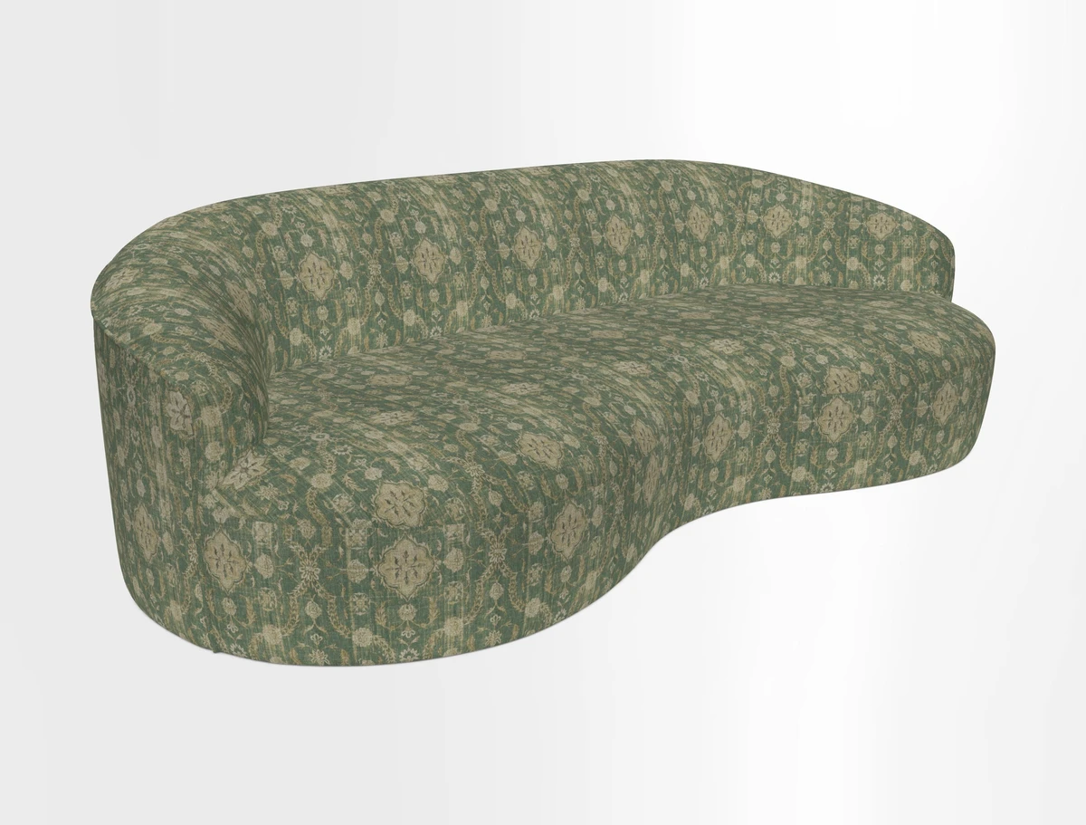 Arc large sofa in Harpers Bazaar Palm Canopy