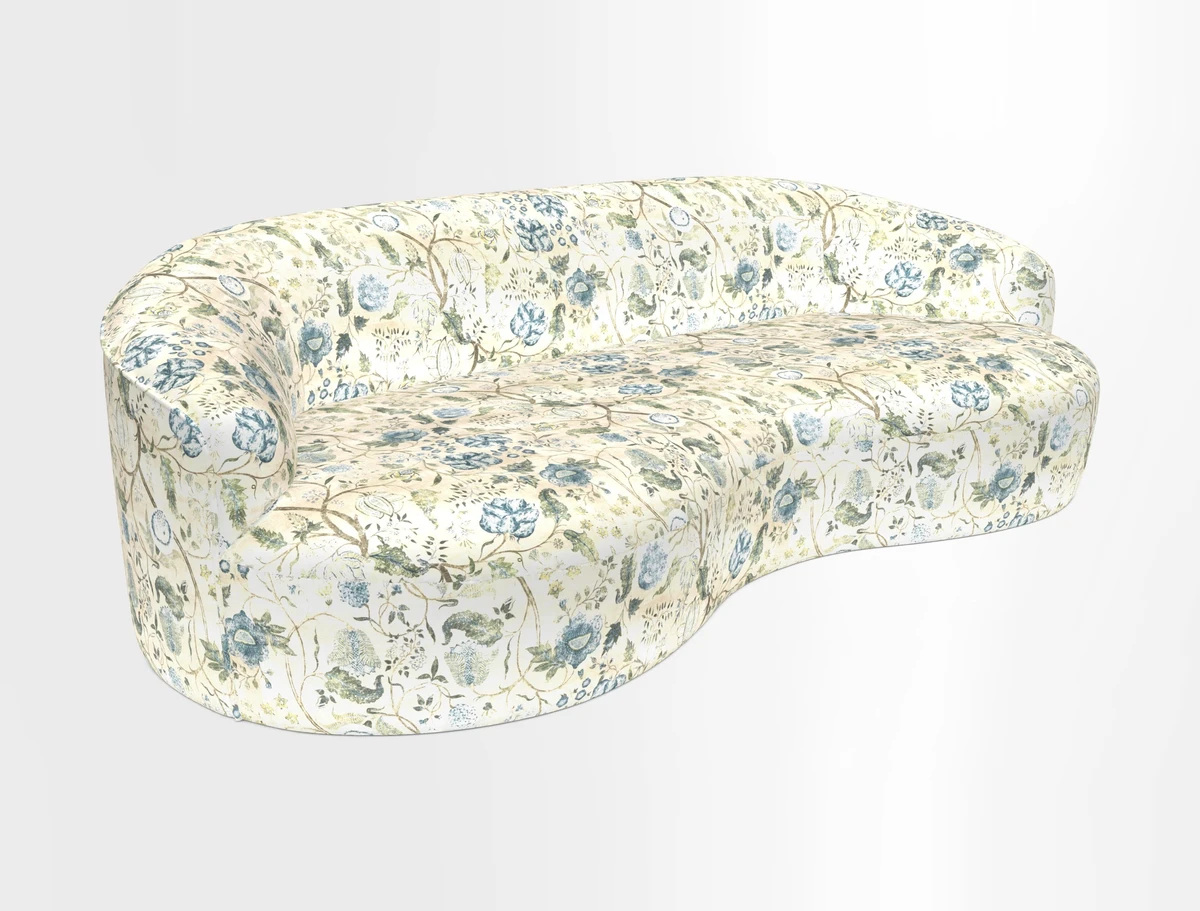 Arc large sofa in Harpers Bazaar Palm Canopy