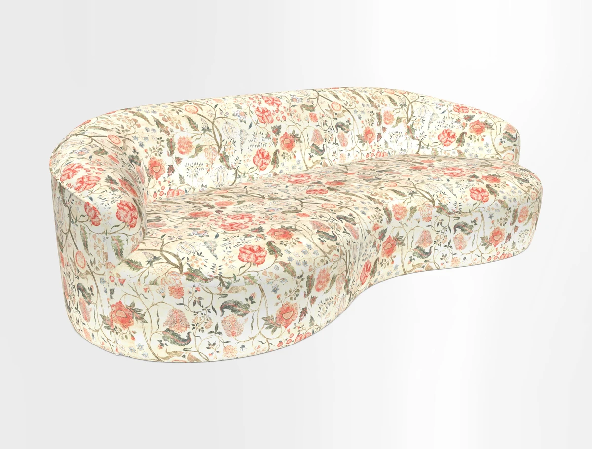 Arc large sofa in Harpers Bazaar Palm Canopy