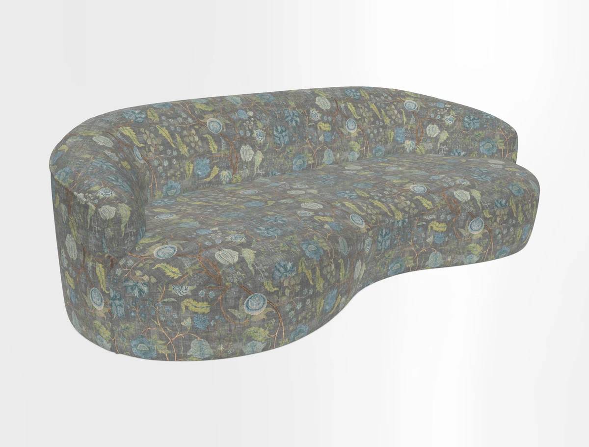 Arc large sofa in Harpers Bazaar Palm Canopy