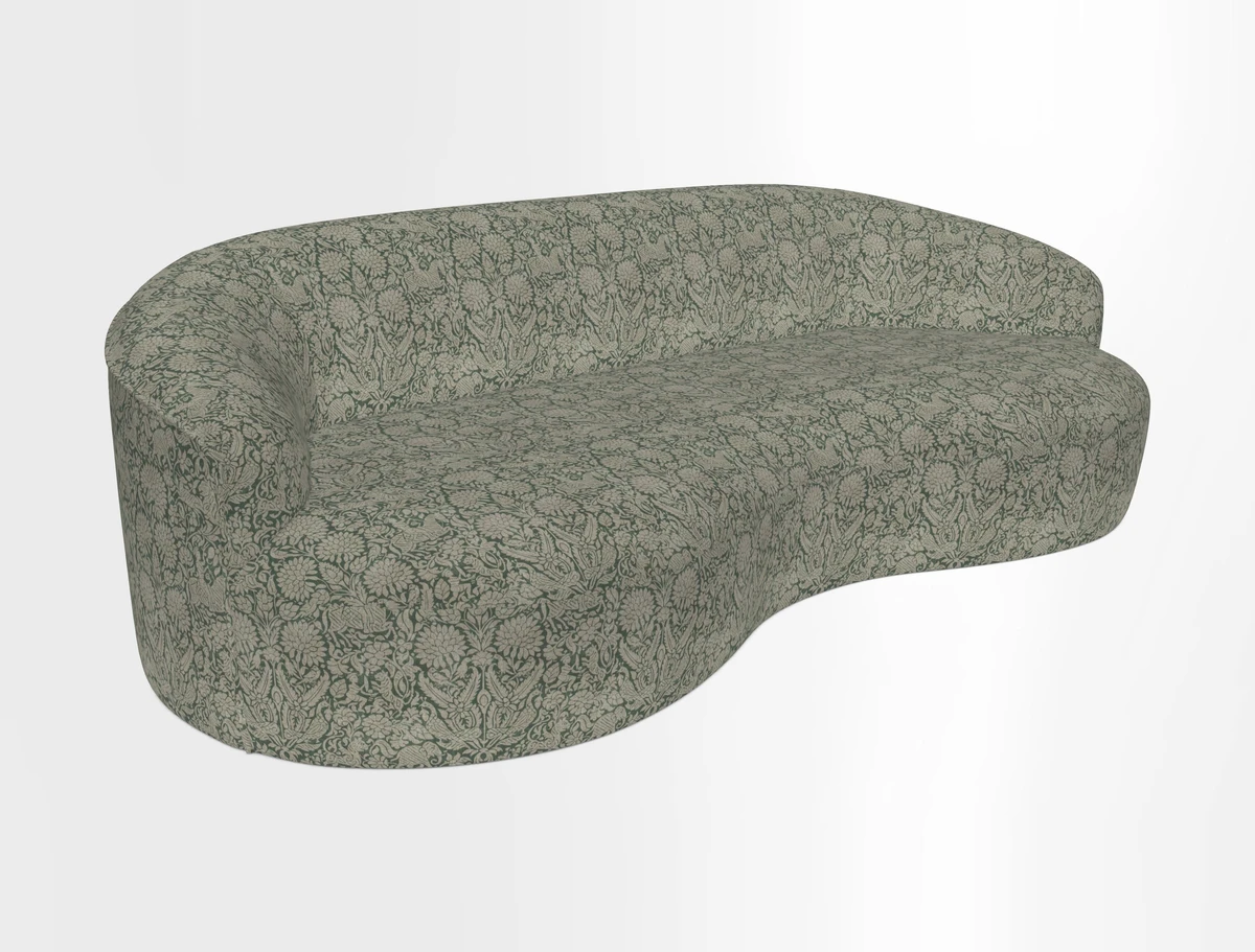 Arc large sofa in Harpers Bazaar Palm Canopy