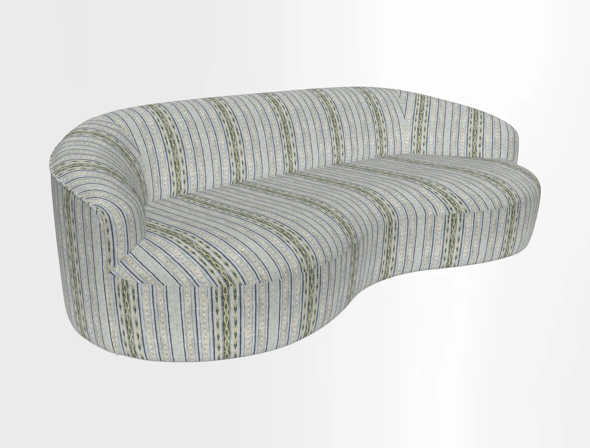 Arc large sofa in Harpers Bazaar Palm Canopy