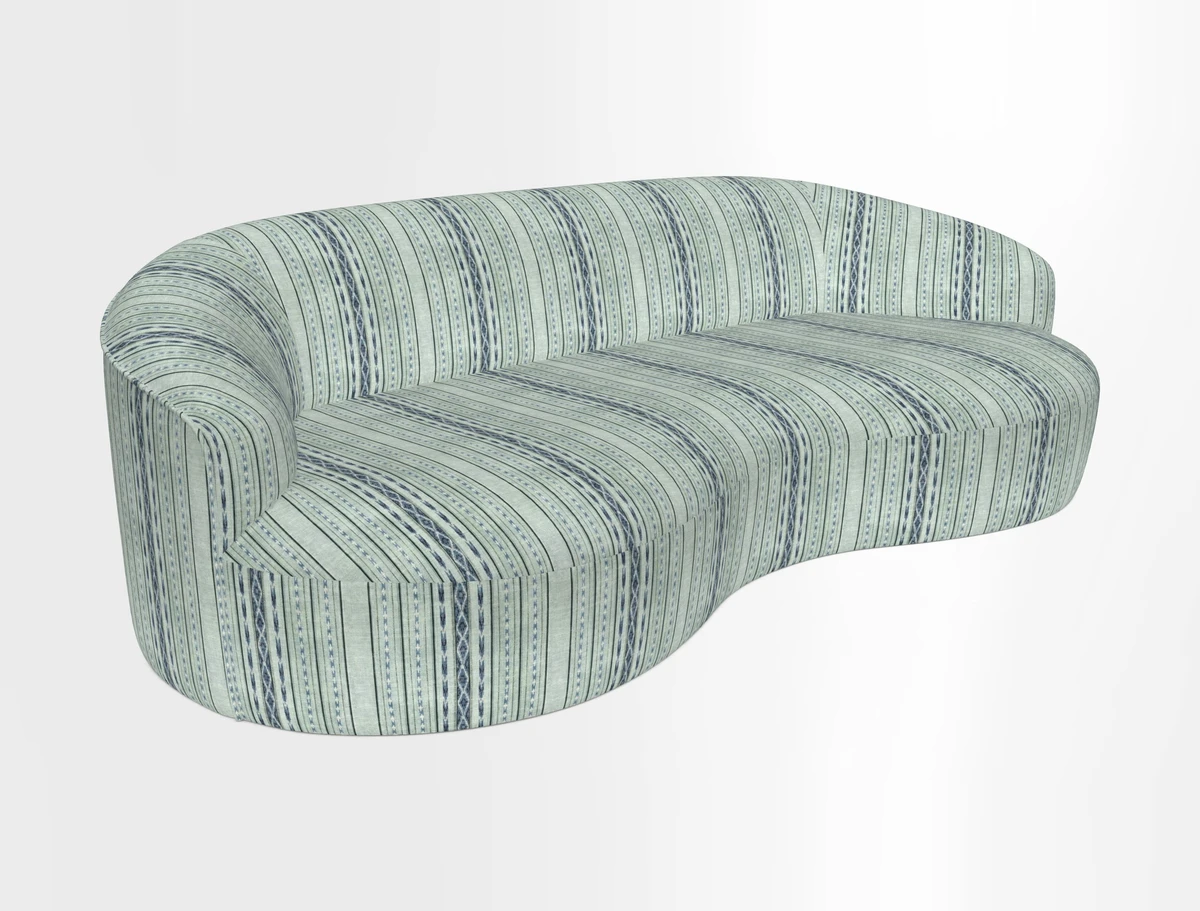 Arc large sofa in Harpers Bazaar Palm Canopy