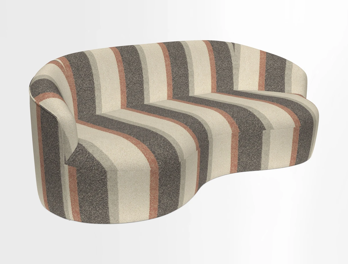 Arc large sofa in Harpers Bazaar Palm Canopy