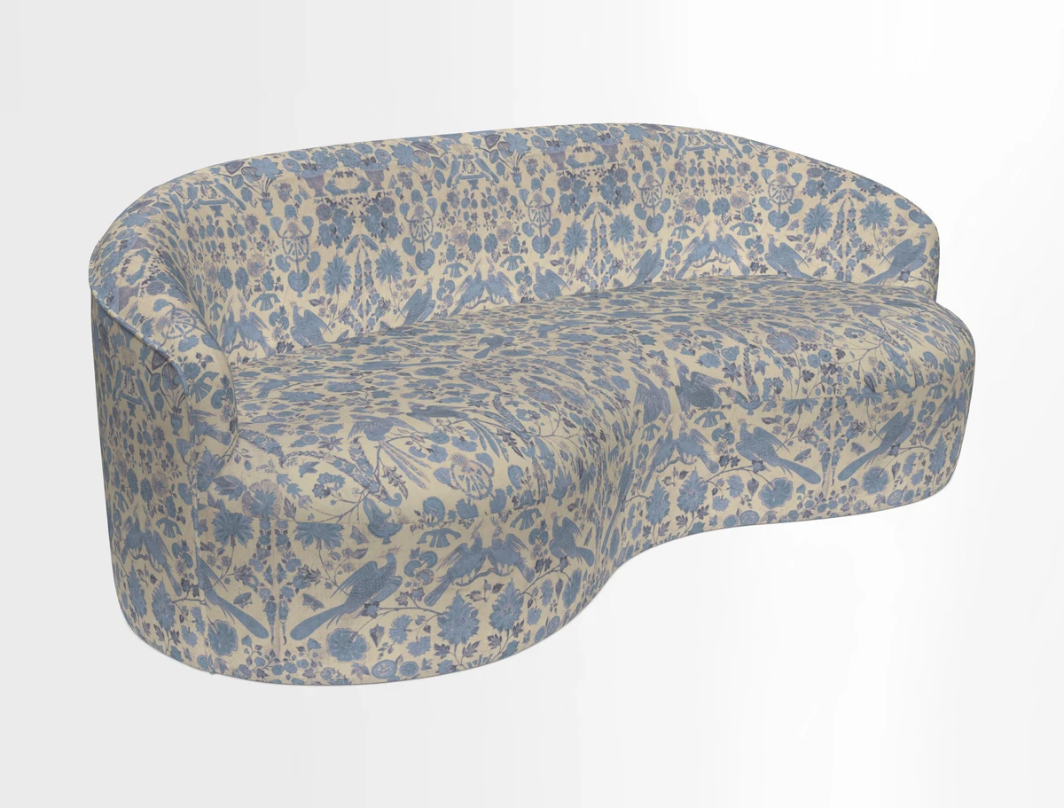 Arc large sofa in Harpers Bazaar Palm Canopy