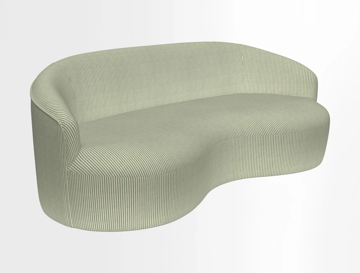 Arc large sofa in Harpers Bazaar Palm Canopy