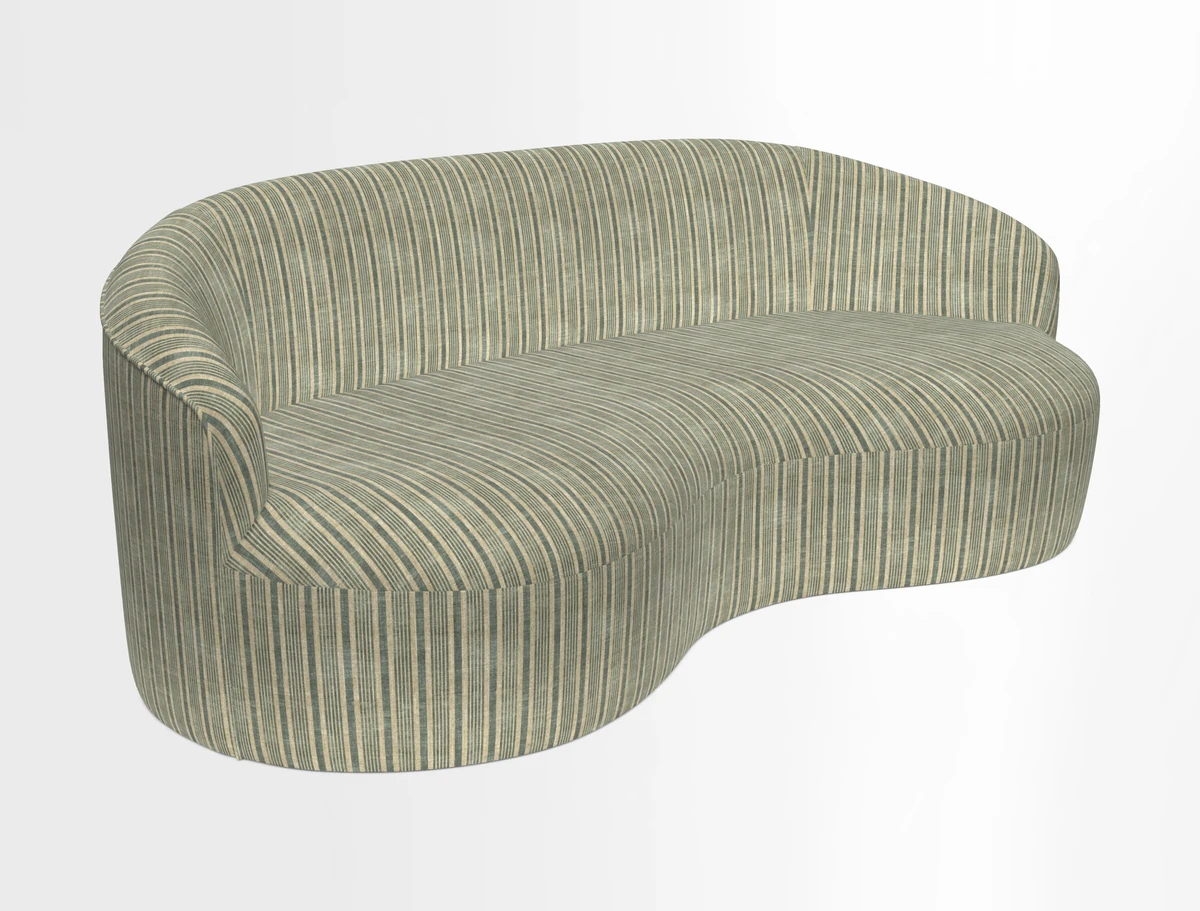 Arc large sofa in Harpers Bazaar Palm Canopy