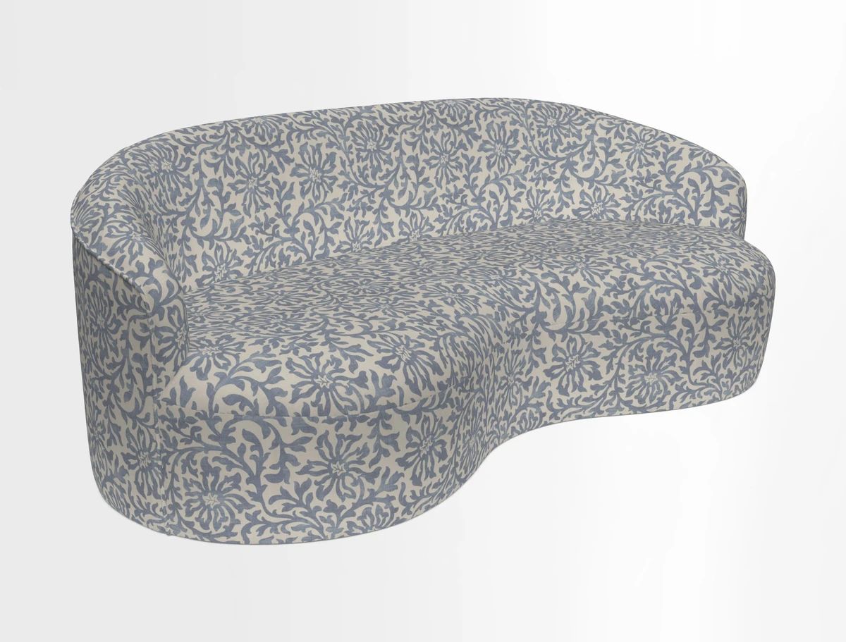 Arc large sofa in Harpers Bazaar Palm Canopy