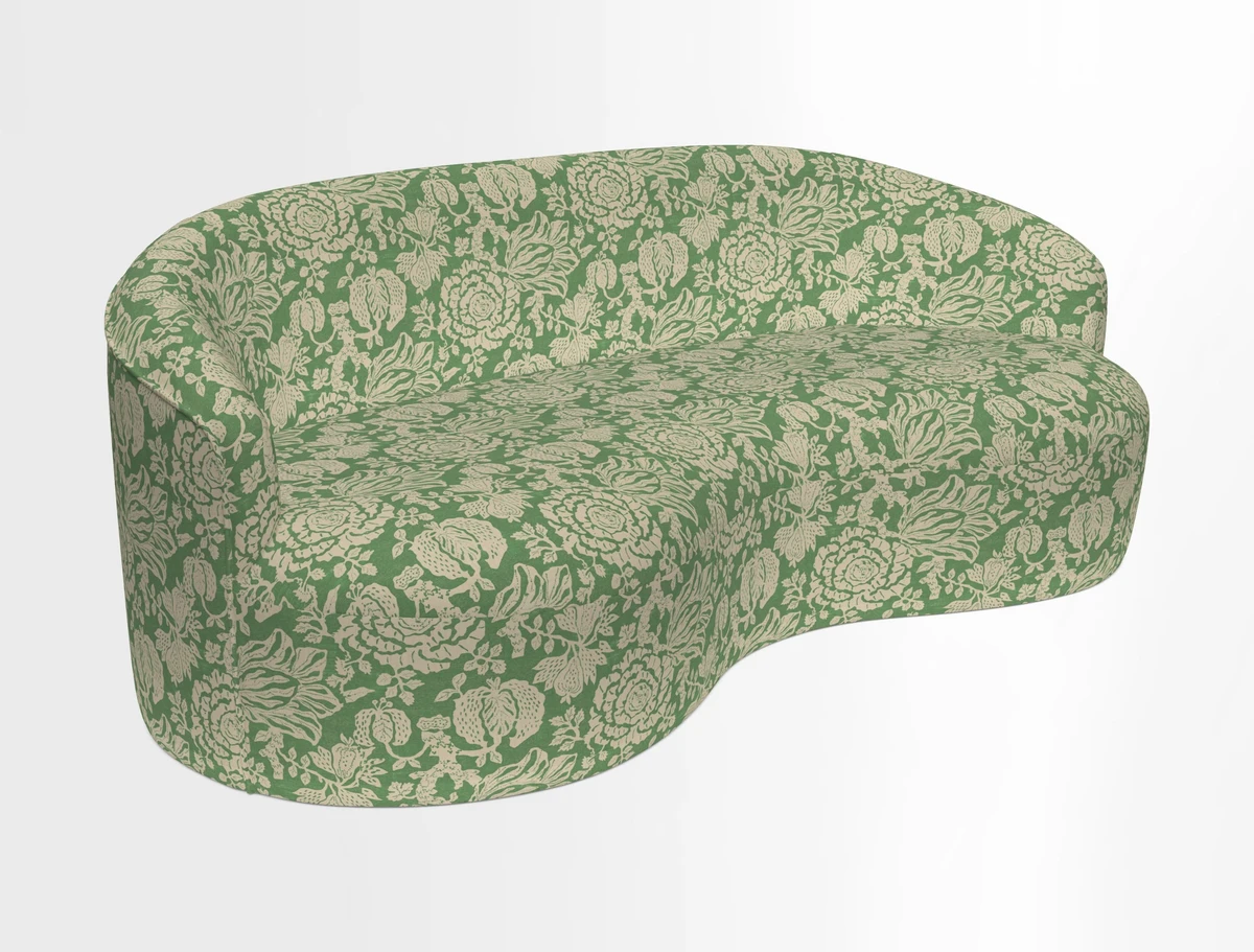 Arc large sofa in Harpers Bazaar Palm Canopy