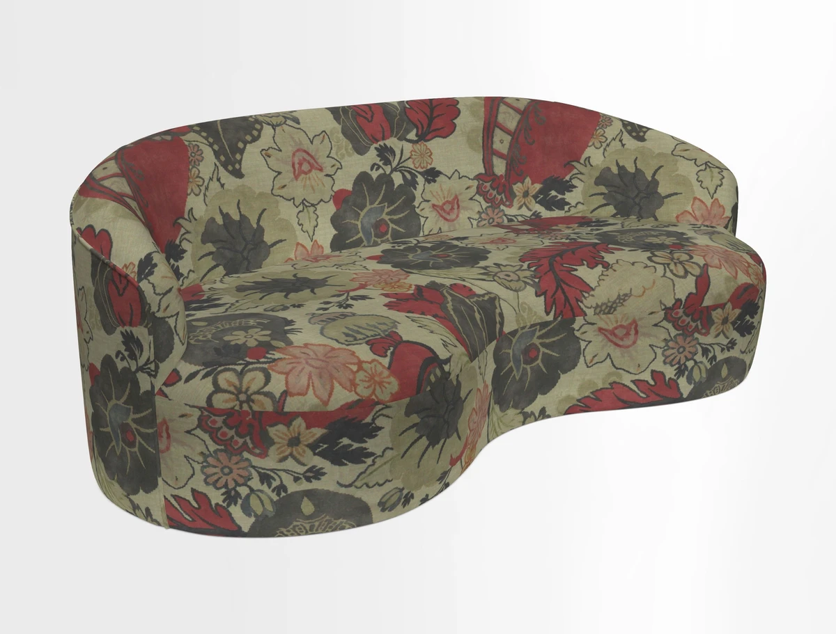 Arc large sofa in Harpers Bazaar Palm Canopy