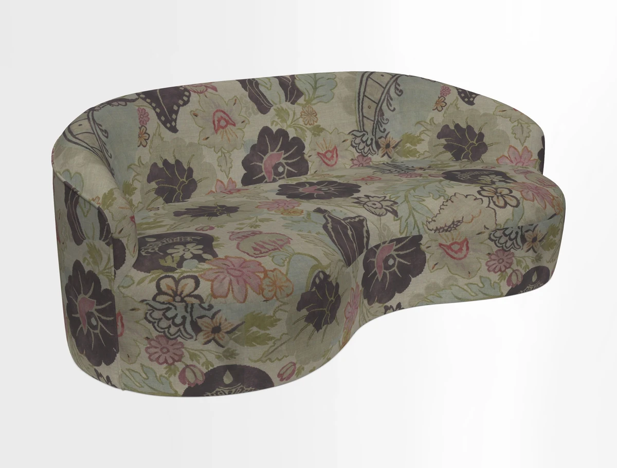 Arc large sofa in Harpers Bazaar Palm Canopy