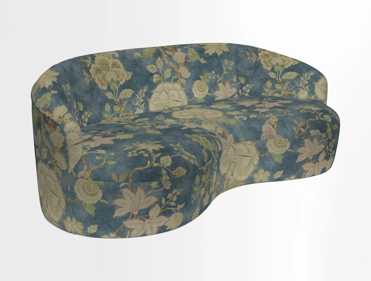 Arc large sofa in Harpers Bazaar Palm Canopy