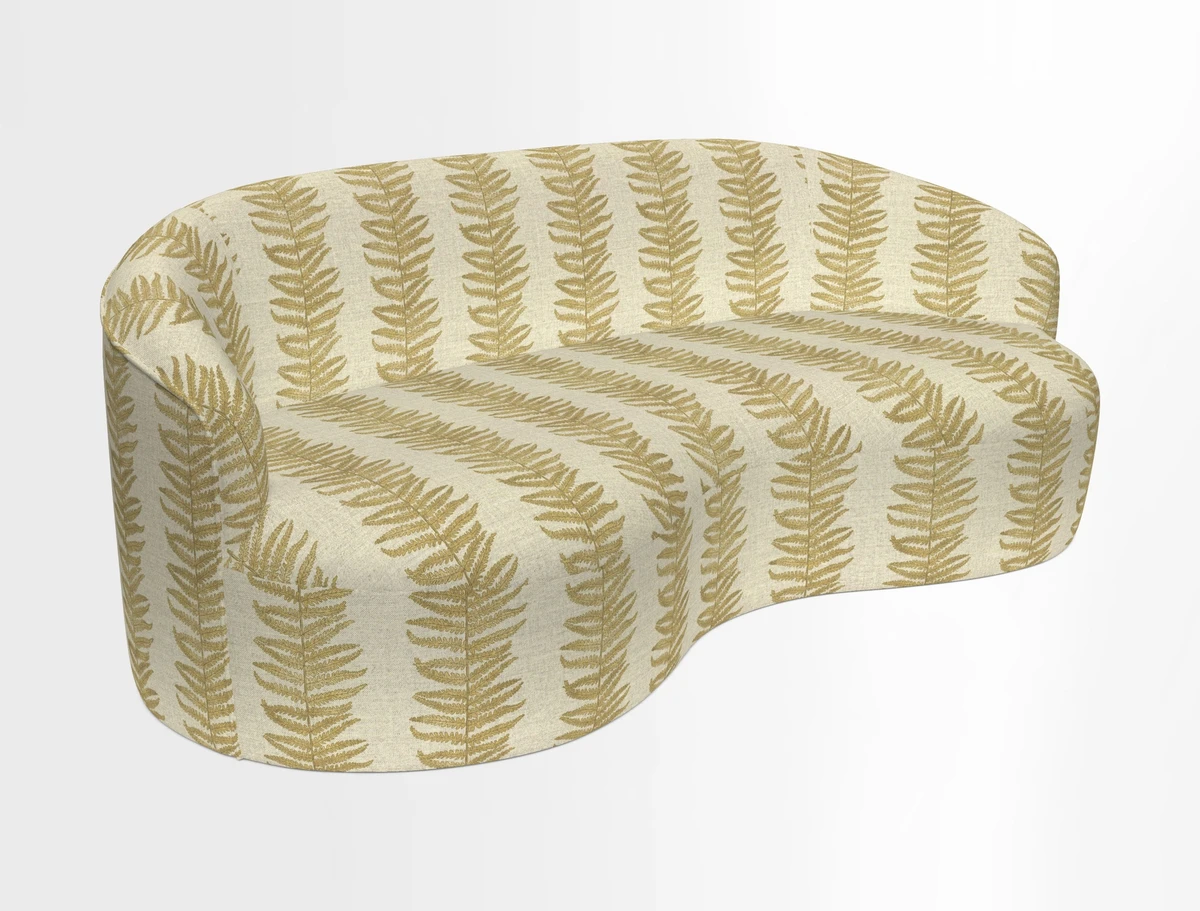 Arc large sofa in Harpers Bazaar Palm Canopy