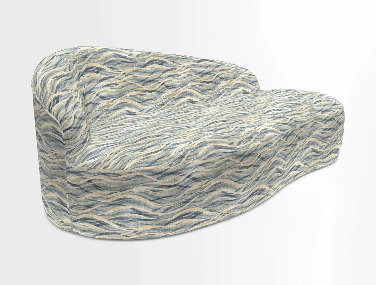 Arc large sofa in Harpers Bazaar Palm Canopy