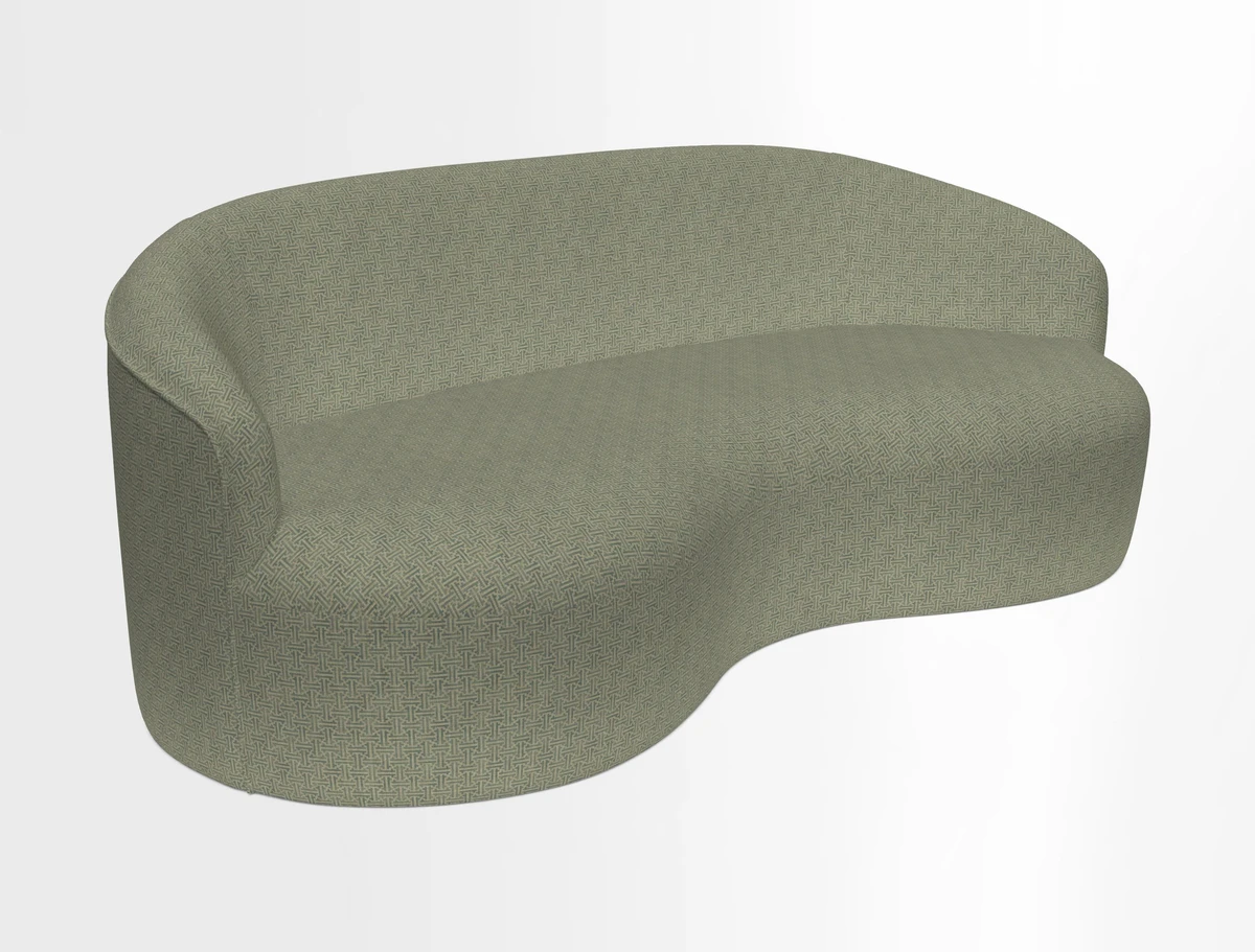 Arc large sofa in Harpers Bazaar Palm Canopy