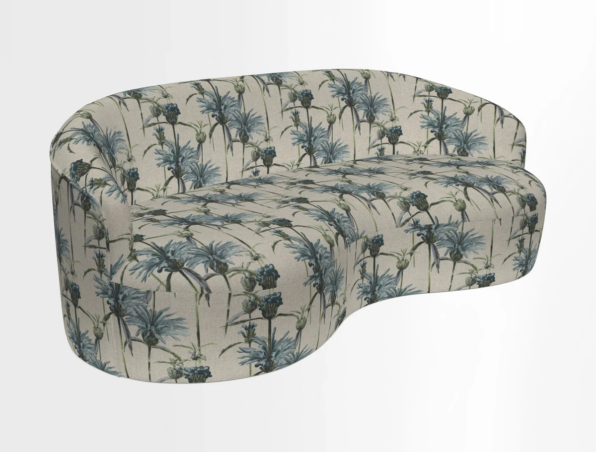 Arc large sofa in Harpers Bazaar Palm Canopy