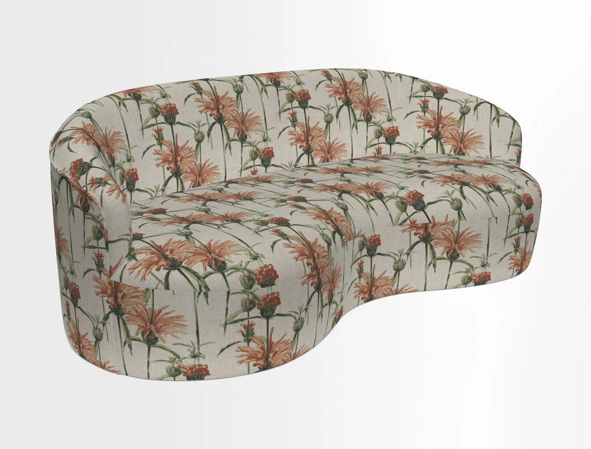 Arc large sofa in Harpers Bazaar Palm Canopy