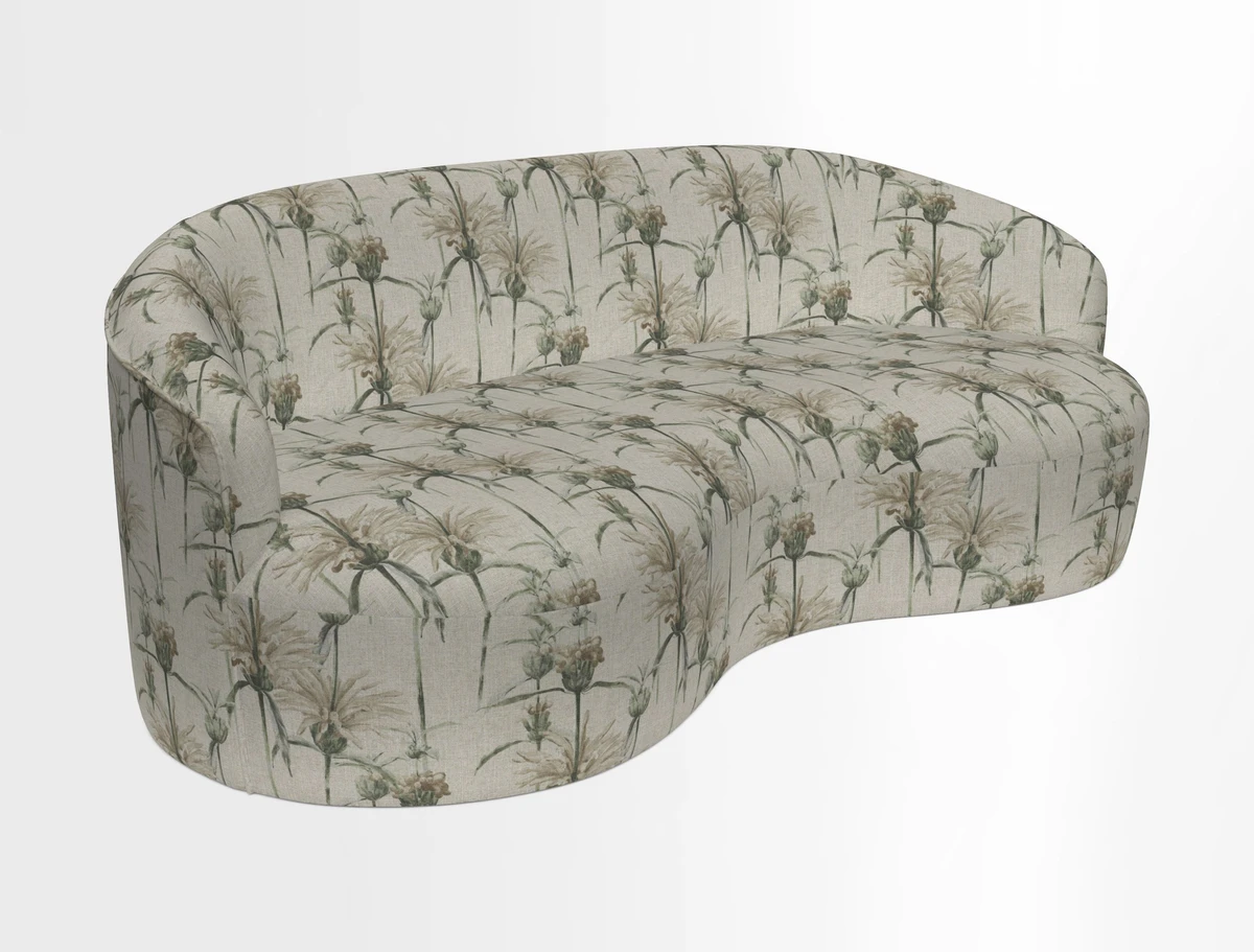 Arc large sofa in Harpers Bazaar Palm Canopy
