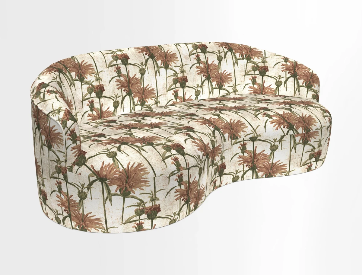 Arc large sofa in Harpers Bazaar Palm Canopy