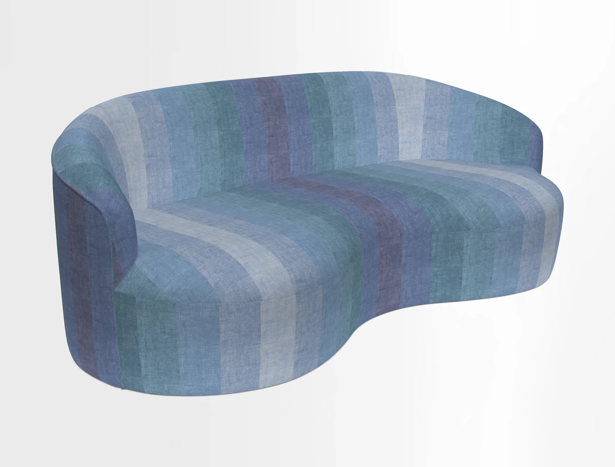 Arc large sofa in Harpers Bazaar Palm Canopy