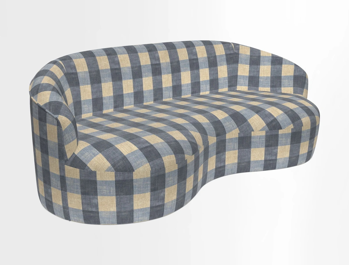Arc large sofa in Harpers Bazaar Palm Canopy