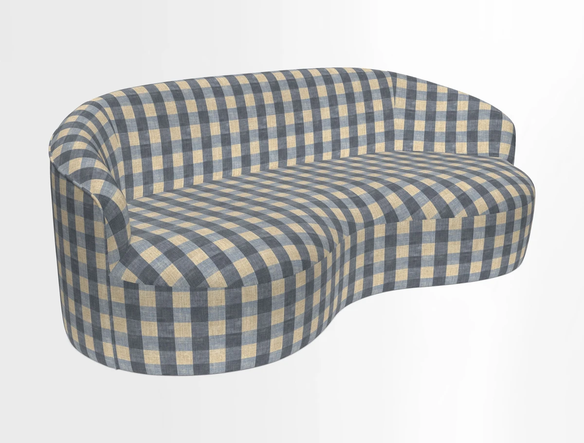 Arc large sofa in Harpers Bazaar Palm Canopy