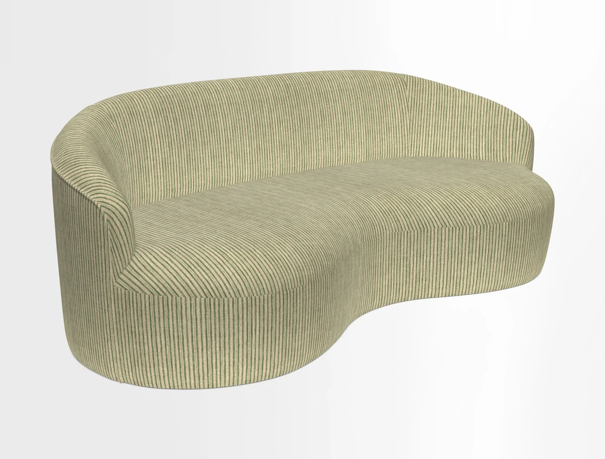 Arc large sofa in Harpers Bazaar Palm Canopy