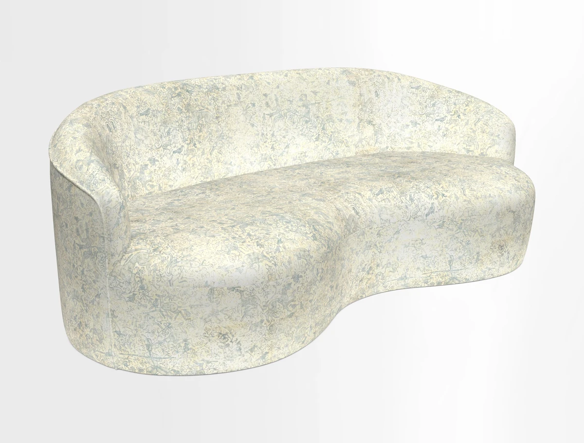Arc large sofa in Harpers Bazaar Palm Canopy