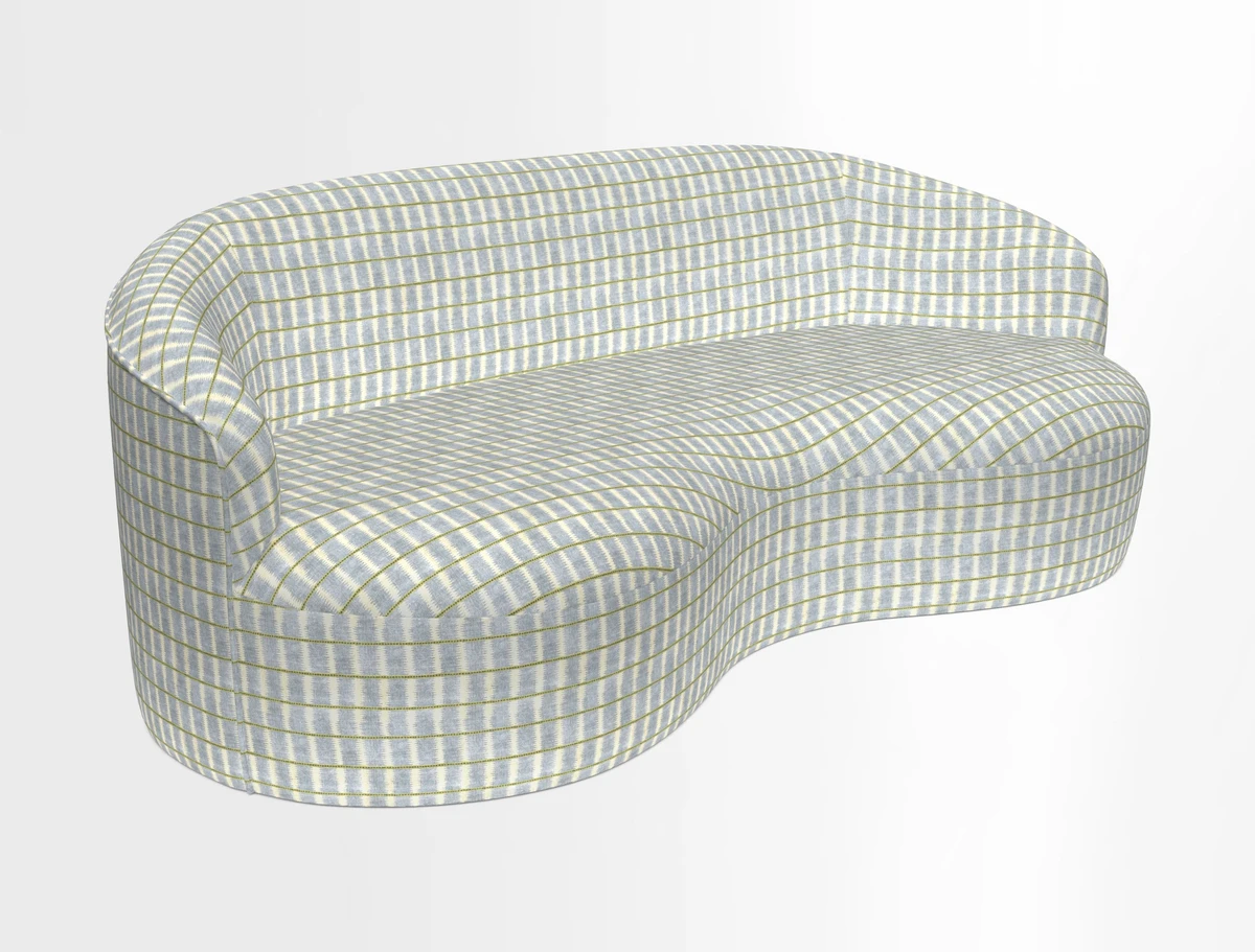 Arc large sofa in Harpers Bazaar Palm Canopy