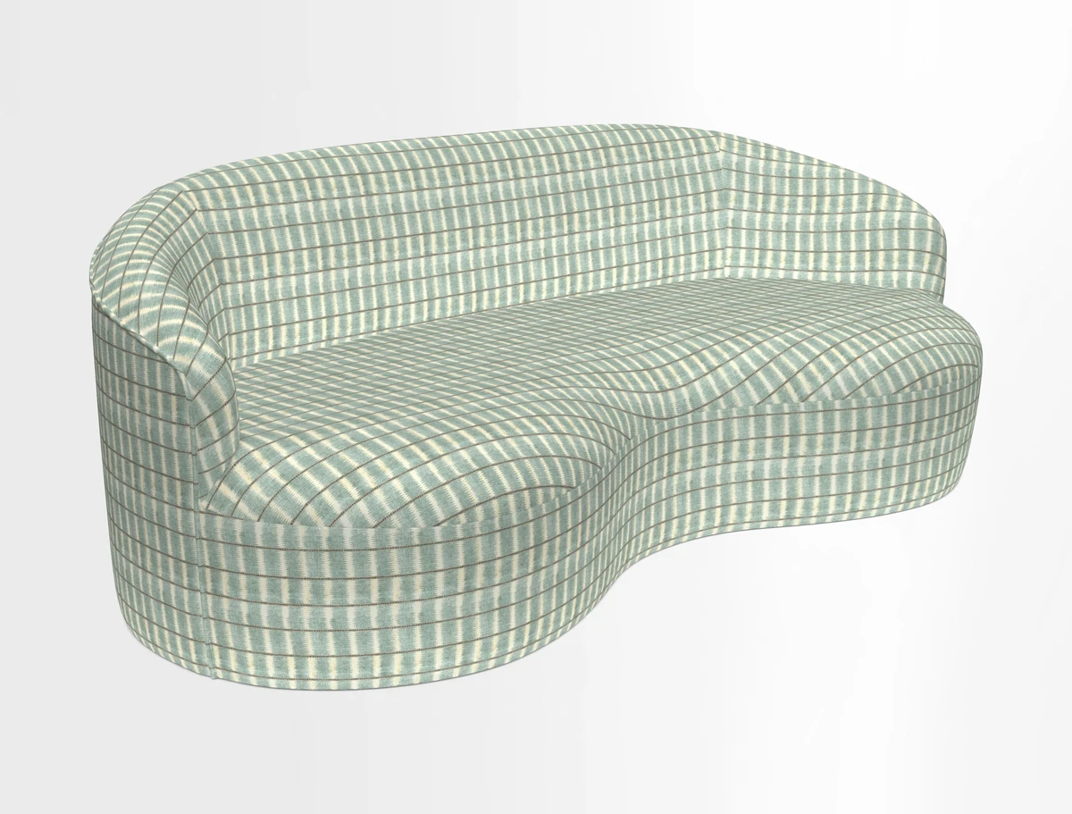 Arc large sofa in Harpers Bazaar Palm Canopy