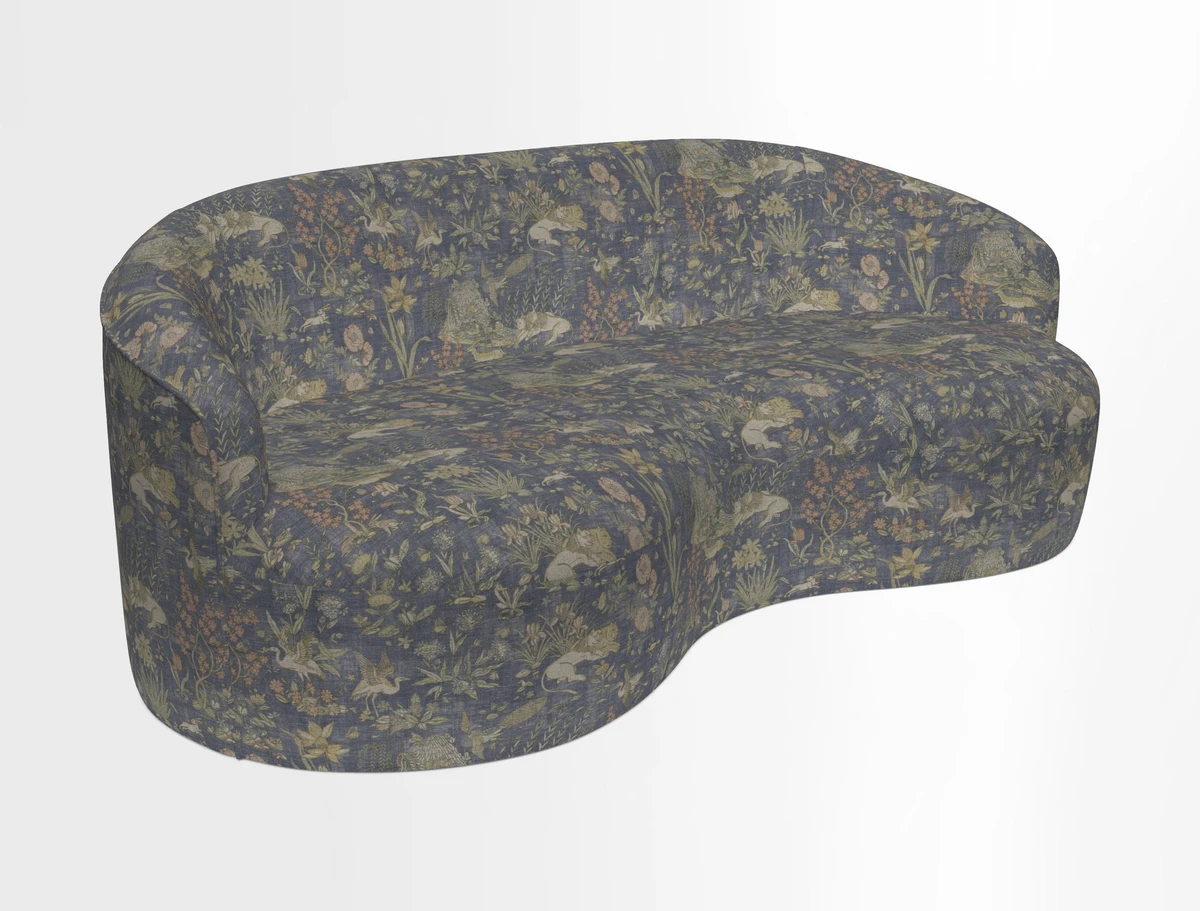 Arc large sofa in Harpers Bazaar Palm Canopy