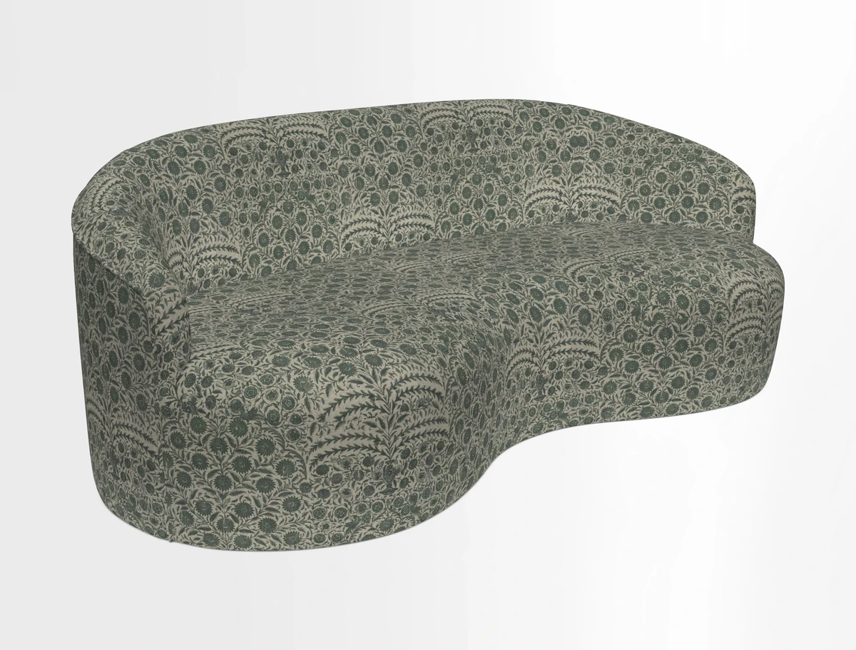 Arc large sofa in Harpers Bazaar Palm Canopy